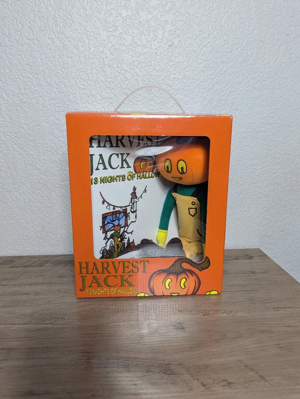 RARE New In Box Harvest Jack 13 Nights of Hallow Book & Plush Set